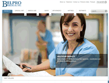Tablet Screenshot of belpro.ca